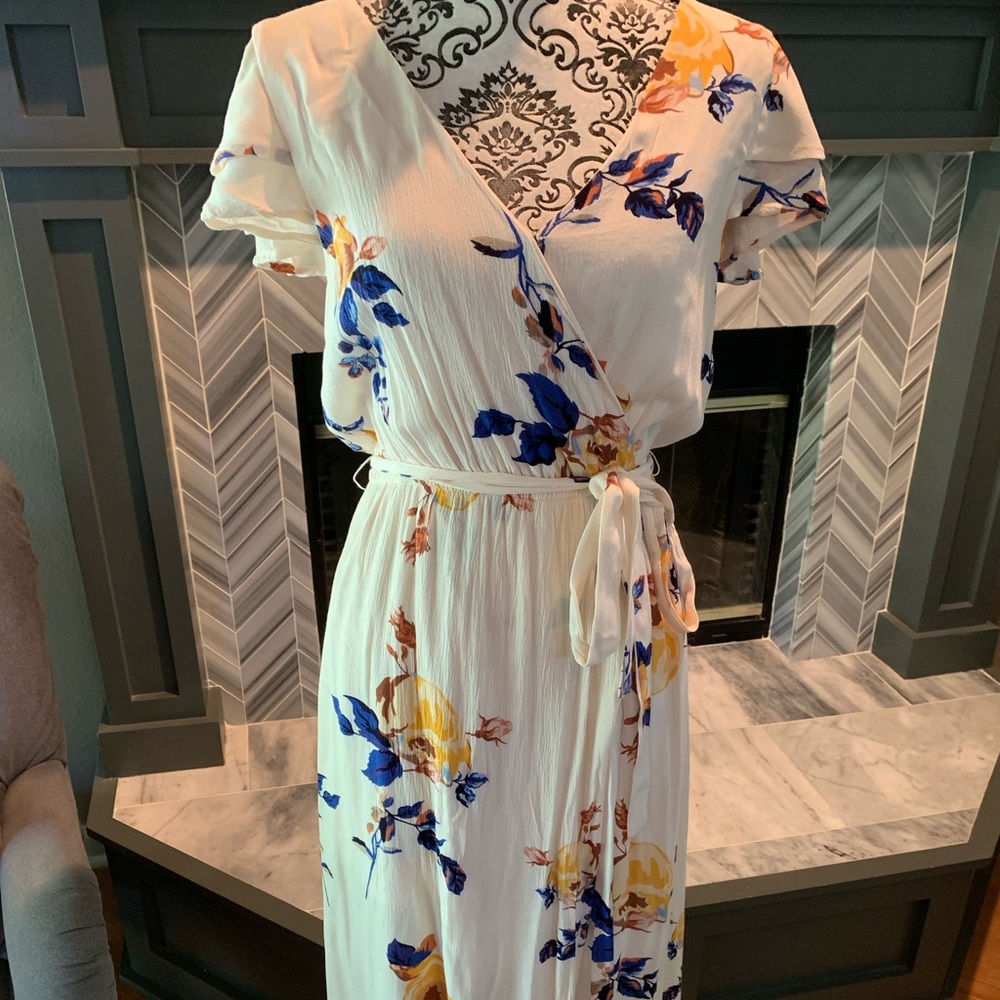 Full length, airy sun dress.